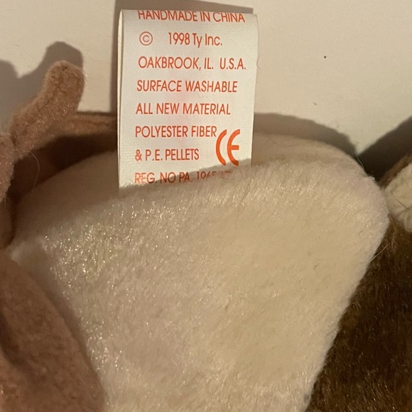 Collectible 1998 Ty Beanie Baby Wise Graduate Owl Class of 98 - Picture 5 of 7